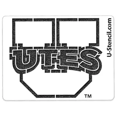 Utah Utes 11" x 14.5" Alternate Mini Stencil Kit