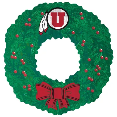 Utah Utes 16'' Team Wreath Sign