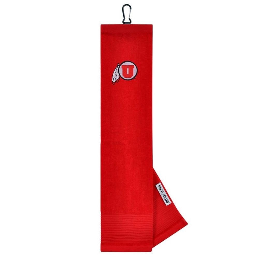 Utah Utes 16" x 24" Face & Club Tri-Fold Towel