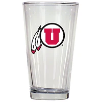 Utah Utes 16 oz. Verre à mélange