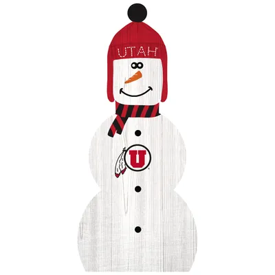 Utah Utes 31'' Snowman Leaner