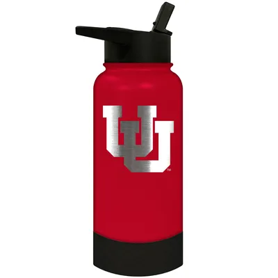 Utah Utes 32oz. Logo Thirst Hydration Water Bottle