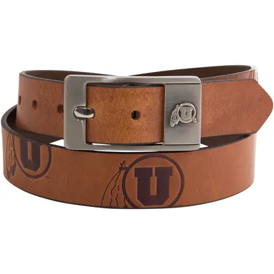 Utah Utes Brandish Leather Belt