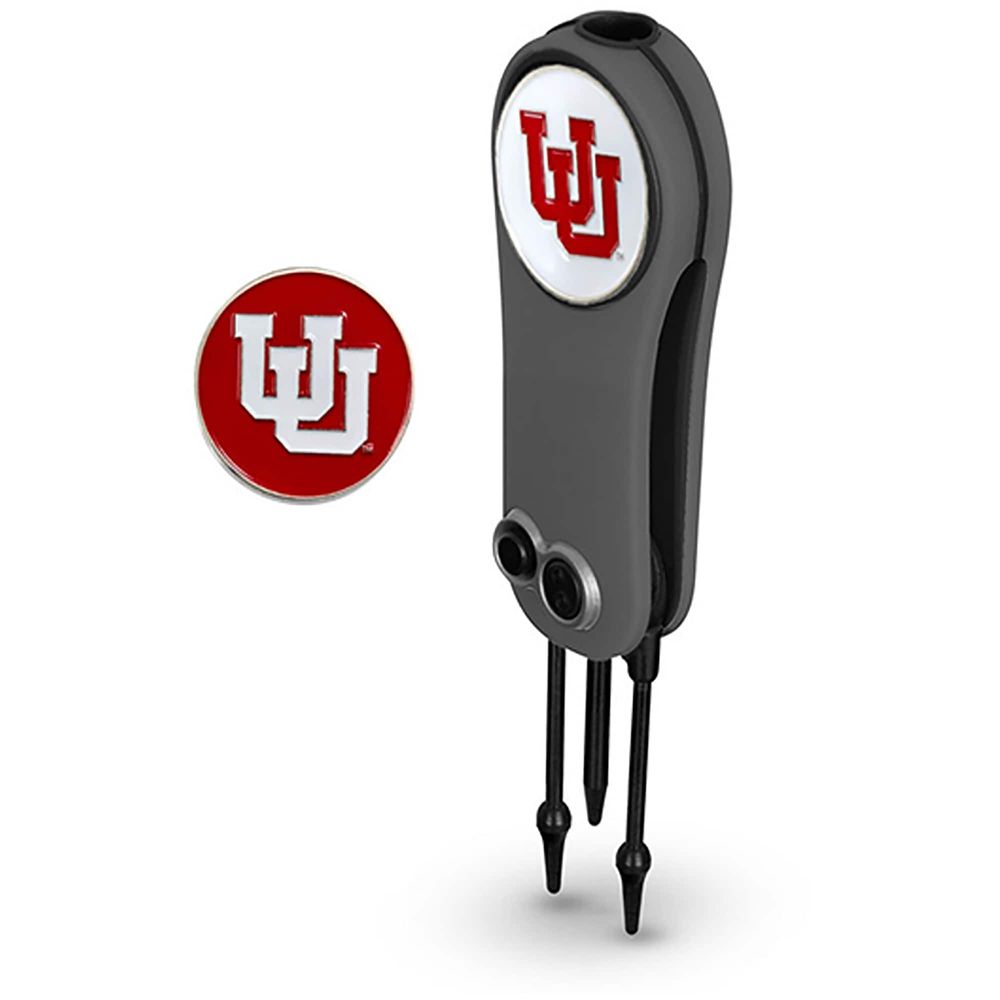 Utah Utes Switchblade Repair Tool & Two Ball Markers