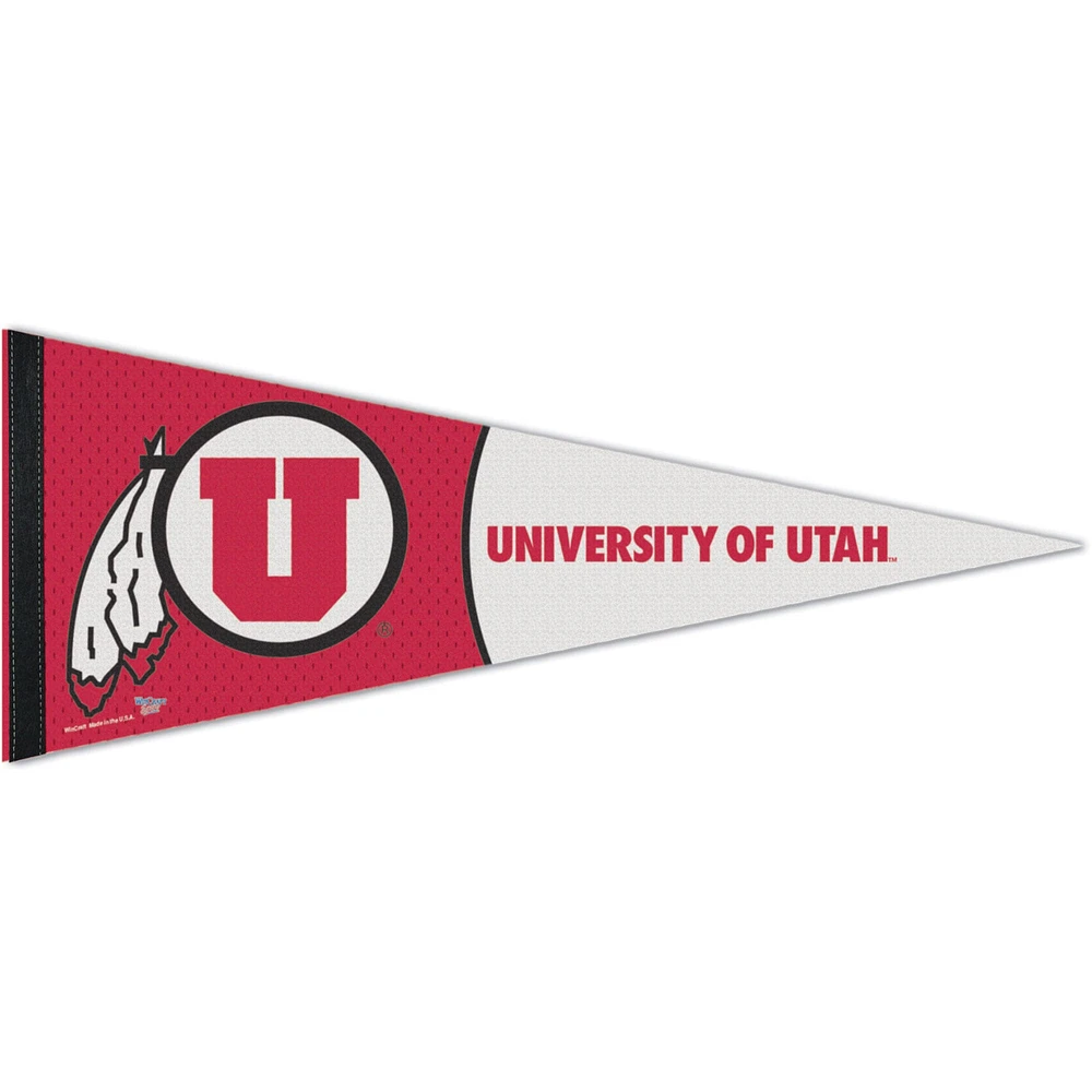 WinCraft Utah Utes 12" x 30" Large Logo Premium Pennant