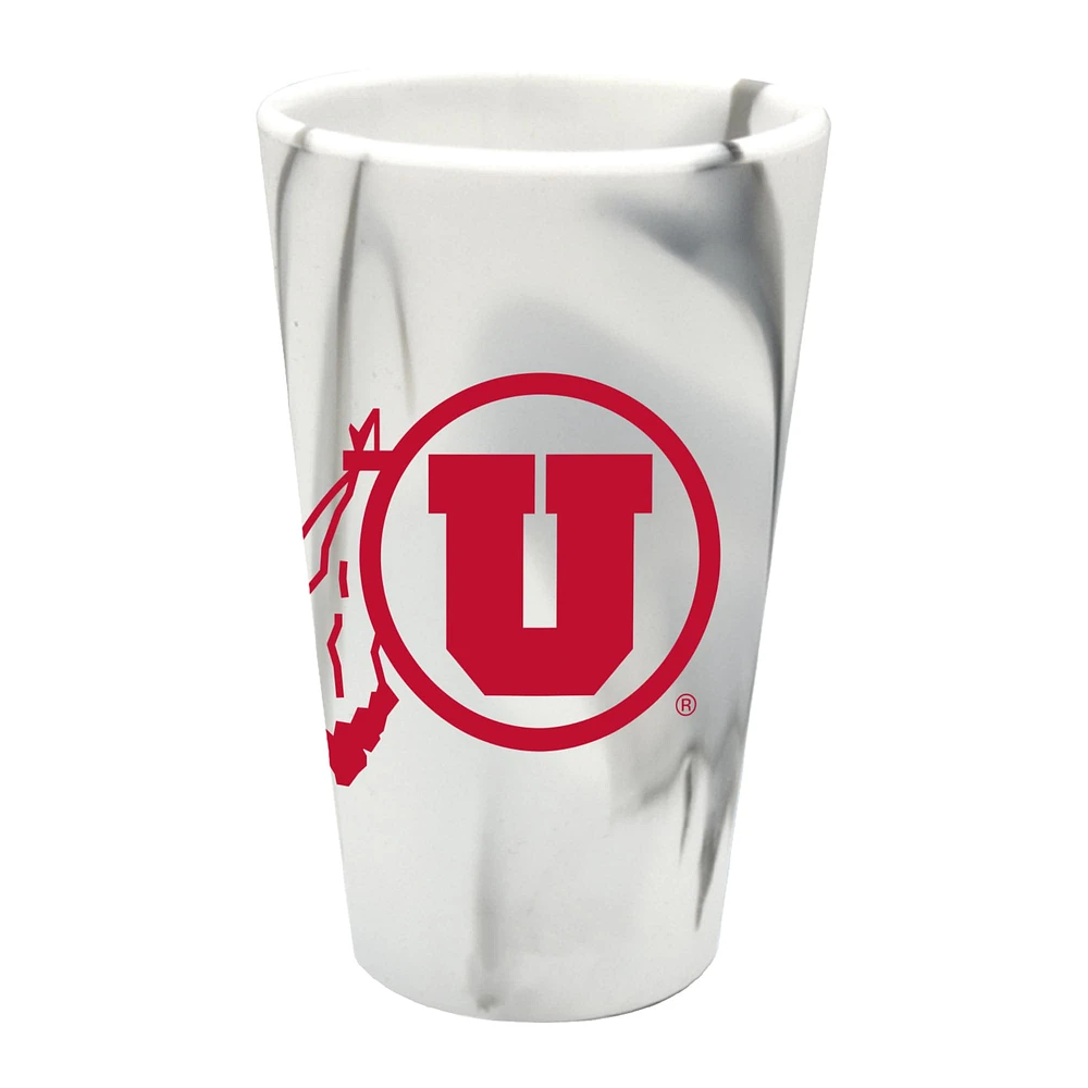 WinCraft Utah Utes 16oz. Verre à pinte en silicone à la mode