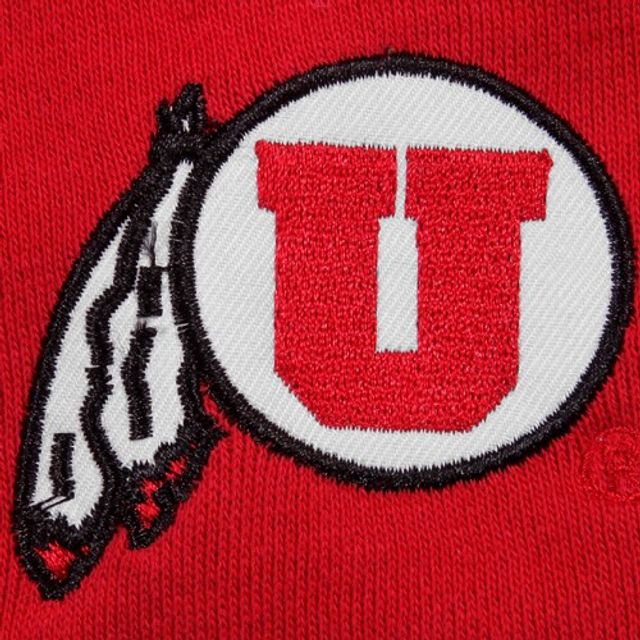 Sweat à capuche entièrement zippé Stadium Athletic Utah Utes pour femme avec nom arqué rouge