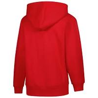 Sweat à capuche en polaire rouge pour jeunes Utah Utes