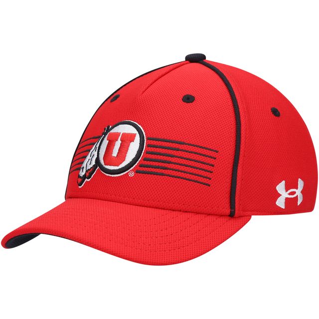 UAR UTAH RED NCAA UAR F21 SL Junior ISOCHILL BLITZING ACCENT STR ADJ HATYTH