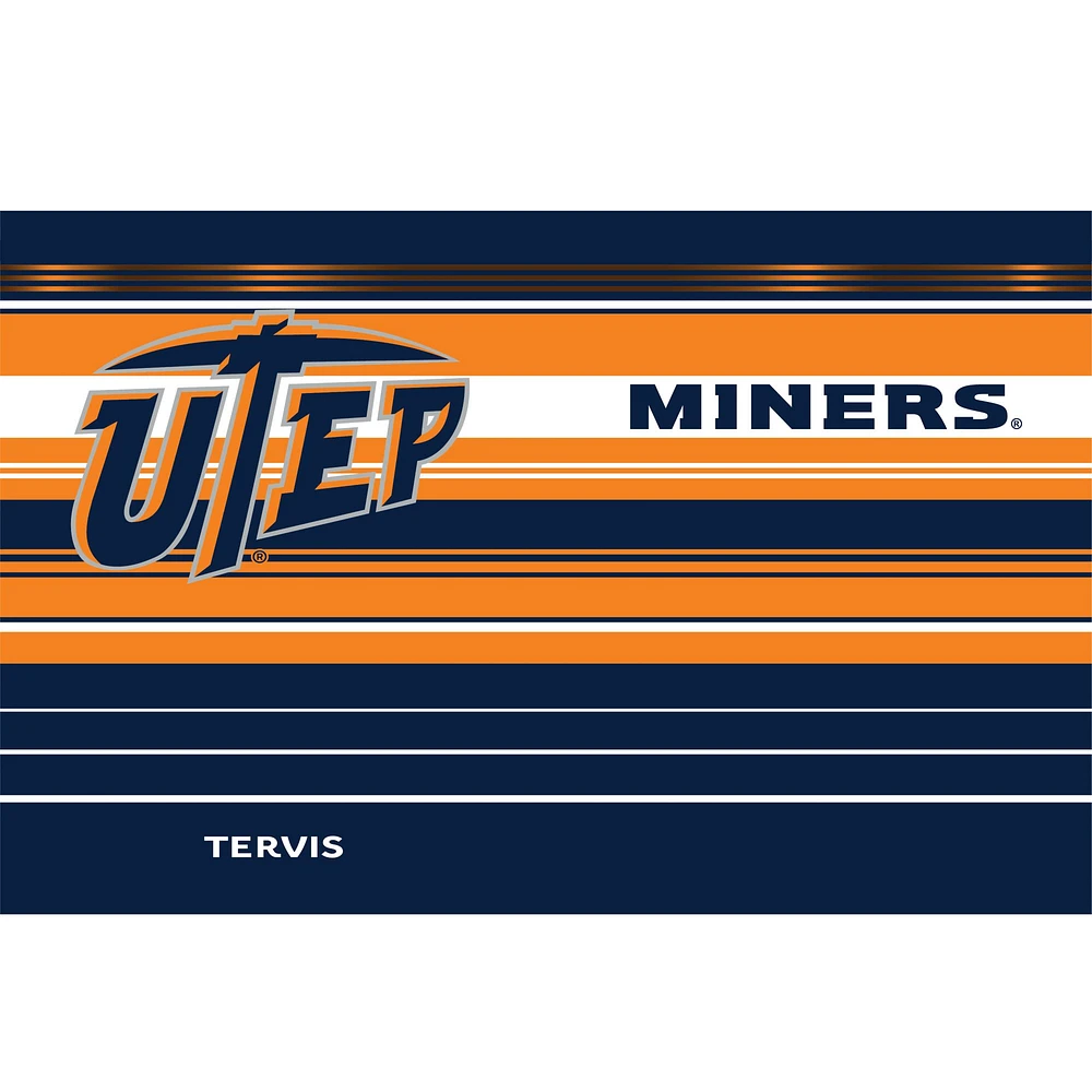 Tervis UTEP Mineurs 30oz. Gobelet en acier inoxydable à rayures Hype