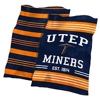 UTEP Miners 60'' x 70'' Plush Colorblock Blanket