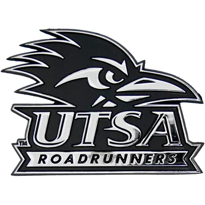 UTSA Roadrunners WinCraft Free-Form Chrome Auto Emblem Decal