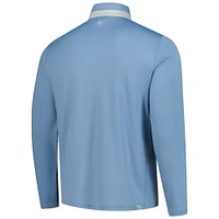 Puma  Light Blue Valspar Championship Gamer Golf Quarter Zip Top