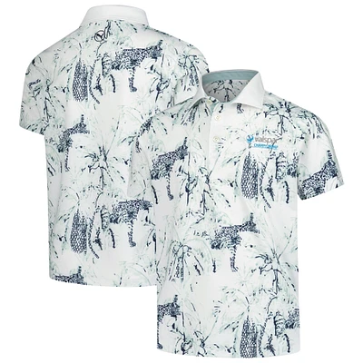 Boy's Youth Puma  White Valspar Championship Safari MATTR Polo