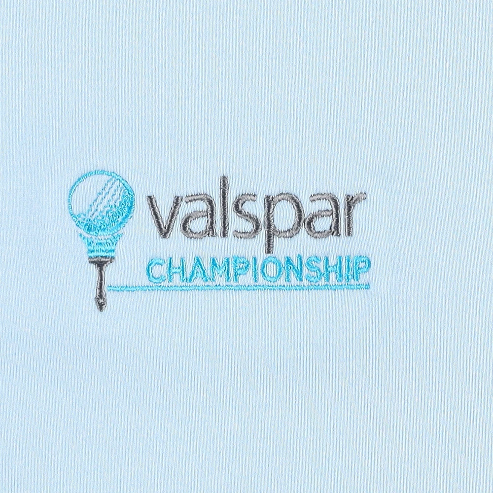 Polo Nike Valspar Championship Tour Heather Performance bleu clair pour homme