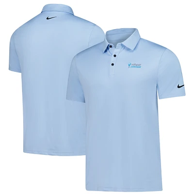 Polo Nike Valspar Championship Tour Heather Performance bleu clair pour homme