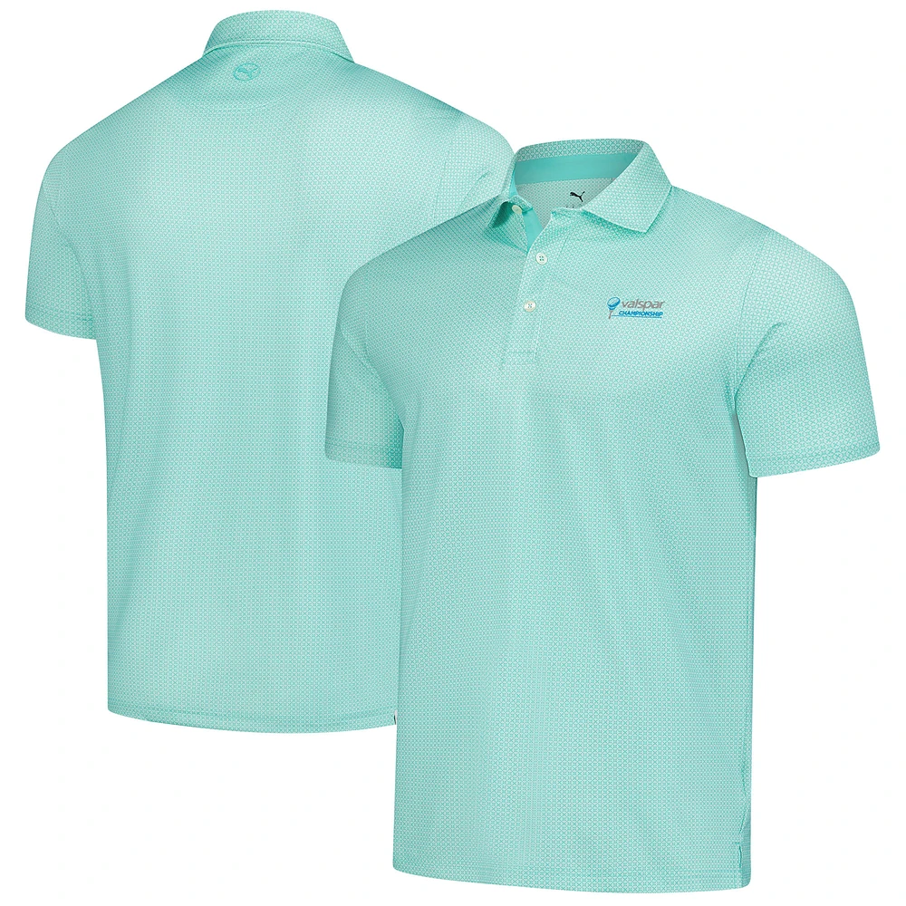 Men's Puma  Aqua Valspar Championship Tile MATTR Polo