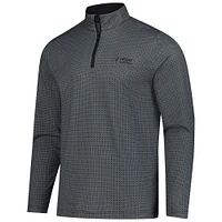 Men's Puma  Black Valspar Championship Pure 2.0 Tile Quarter-Zip Pullover