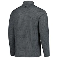 Men's Puma  Black Valspar Championship Pure 2.0 Tile Quarter-Zip Pullover