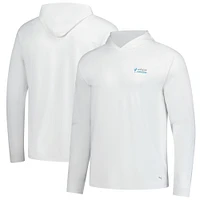 Men's Puma  White Valspar Championship You-V Raglan Pullover Hoodie