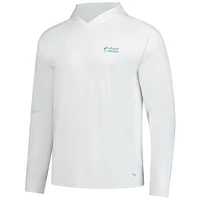 Men's Puma  White Valspar Championship You-V Raglan Pullover Hoodie