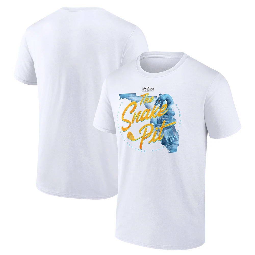 T-shirt blanc Valspar Championship Fanatics pour hommes