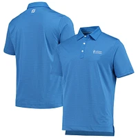 Polo en fil d'Ecosse FootJoy Valspar Championship bleu à pois pour homme