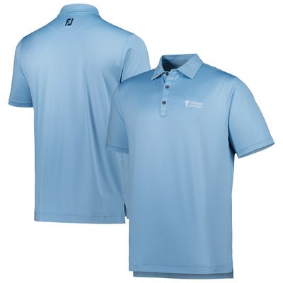 Men's FootJoy Light Blue 2022 Valspar Championship School of Fish Print Lisle Polo