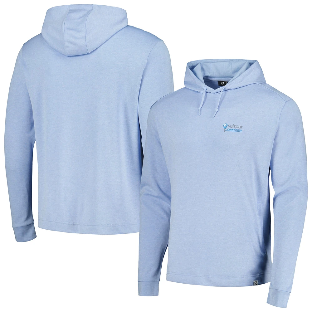 Sweat à capuche léger FootJoy Valspar Championship bleu clair pour hommes