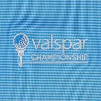 Polo FootJoy Valspar Championship ProDry Lisle Feeder Stripe bleu clair pour hommes