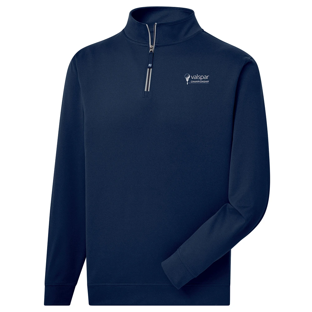 Haut à enfiler quart de zip FootJoy Navy Valspar Championship Approach pour hommes