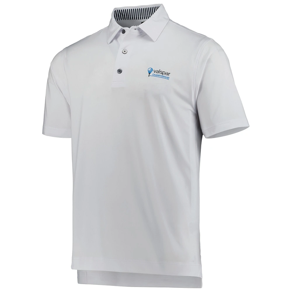 Polo blanc pour homme FootJoy Valspar Championship Lisle Solid