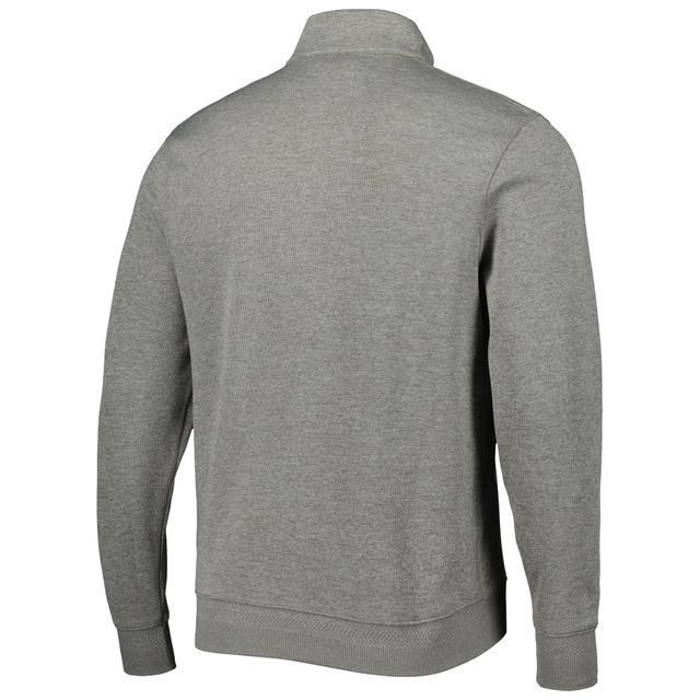 Haut à demi-glissière Nike Heather Grey Valspar Championship Player Performance pour homme