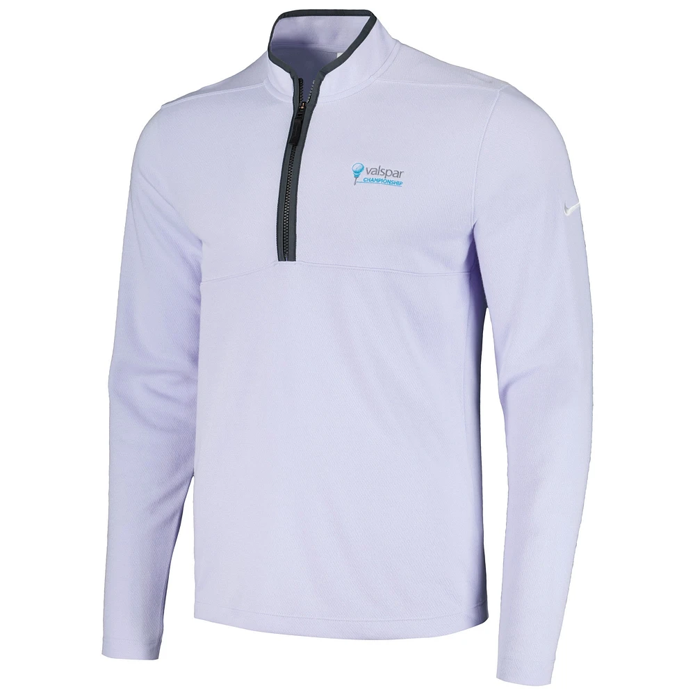 Haut à demi-zip Nike Lavender Valspar Championship Victory Performance pour homme