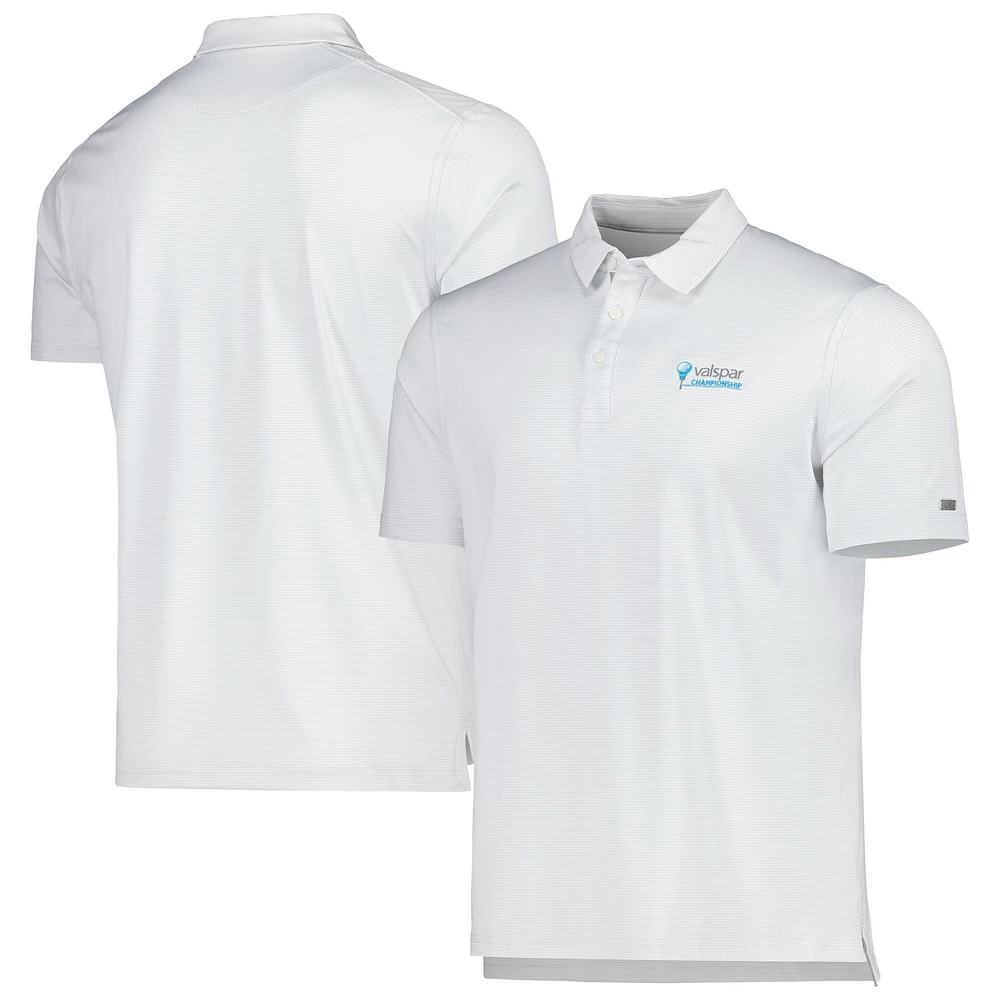 Men's Nike White 2023 Valspar Championship Stripe Performance Polo