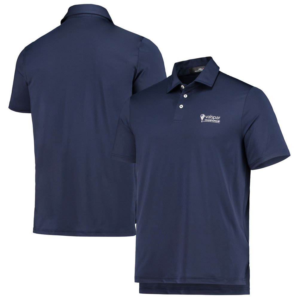 Men's RLX Navy Valspar Championship Solid Airflow Polo