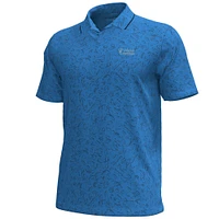 Polo à fleurs Under Armour Valspar Championship Iso-Chill bleu pour homme