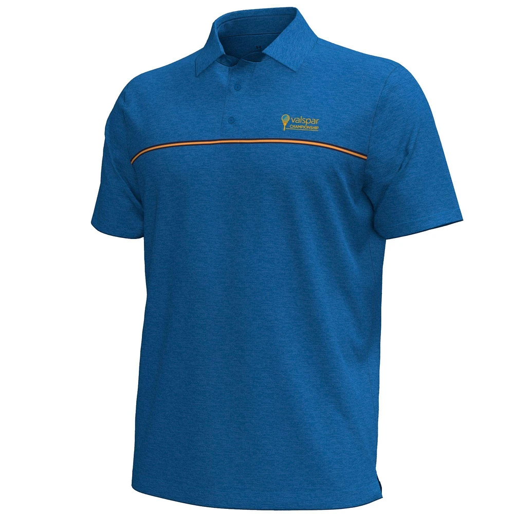 Men's Under Armour Blue Valspar Championship Playoff 3.0 Slice Polo