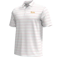 Polo Under Armour Valspar Championship T2 vert à rayures vertes pour hommes