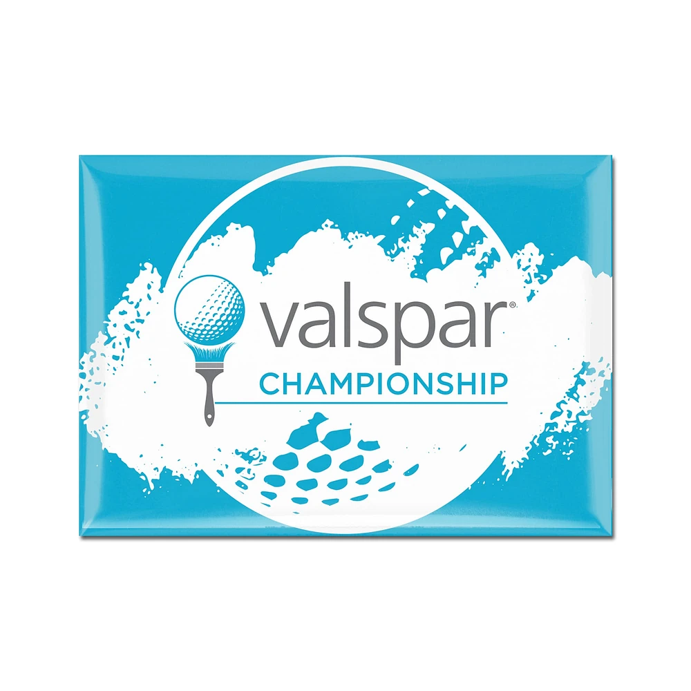 Aimant de réfrigérateur en métal WinCraft Valspar Championship 2,5'' x 3,5''