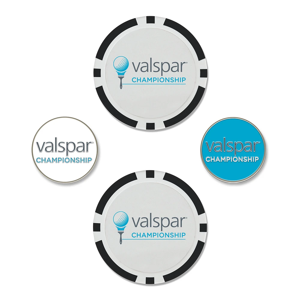 WinCraft Valspar Championship 4-Pack Ball Marker Set