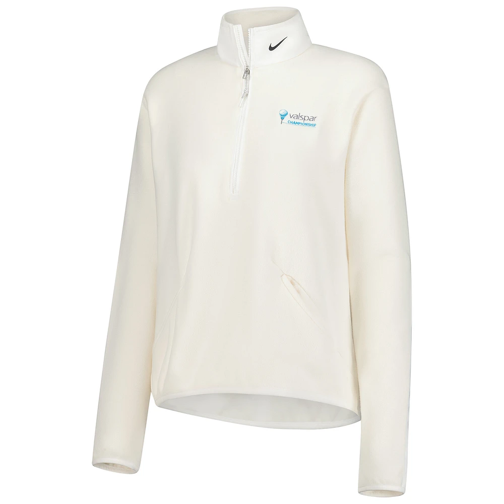 Women's Nike  Cream Valspar Championship Victory Performance Half-Zip Pullover