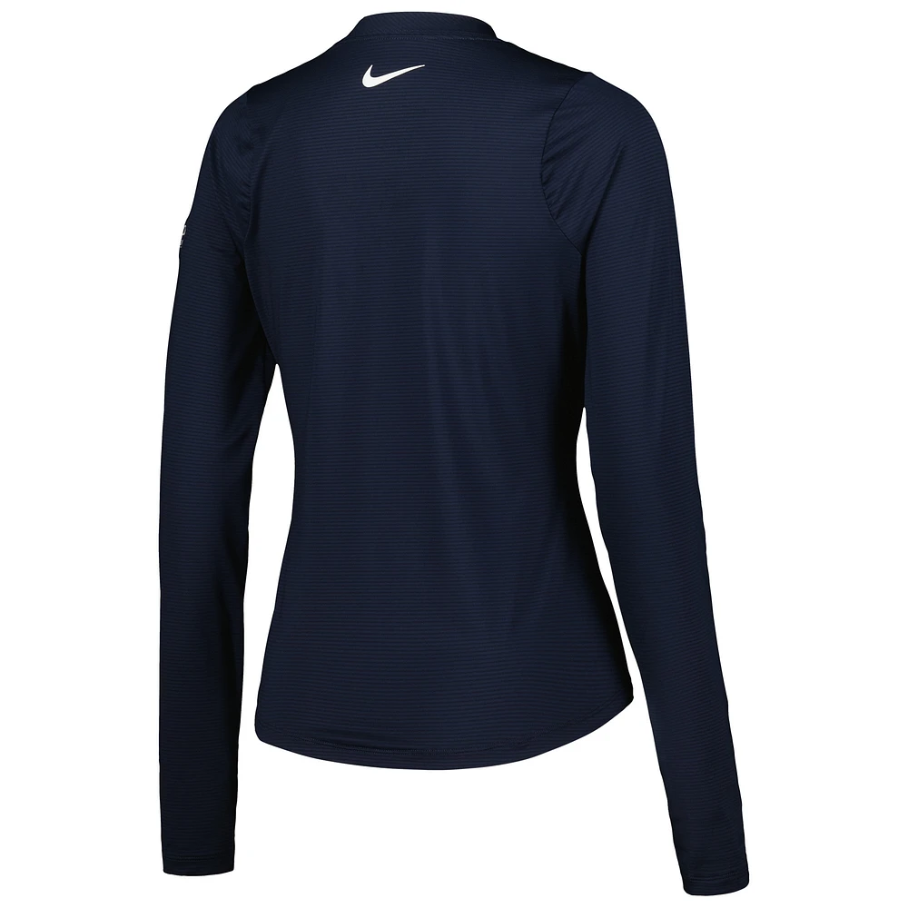 T-shirt à manches longues Nike bleu marine Valspar Championship Victory pour femme