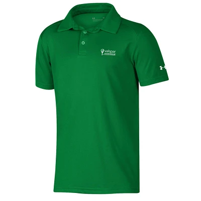 Polo en maille technique pour jeunes Under Armour Kelly Green Valspar Championship