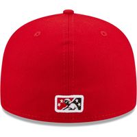 Men's New Era Red Vancouver Canadians Authentic Collection 59FIFTY Fitted Hat