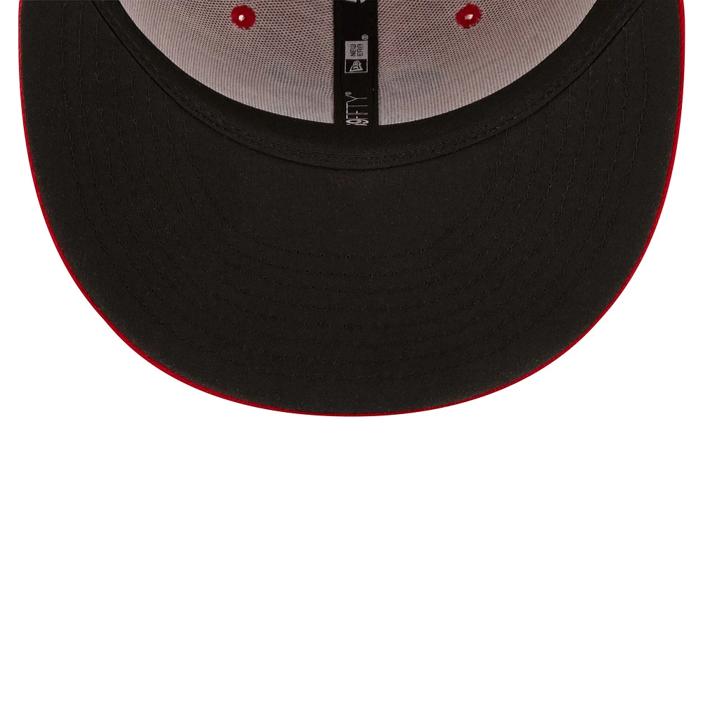Casquette ajustée 59FIFTY pour homme de la collection authentique des Canadiens Vancouver New Era, rouge