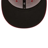 Casquette ajustée 59FIFTY pour homme de la collection authentique des Canadiens Vancouver New Era, rouge