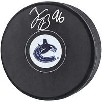 Andrei Kuzmenko Vancouver Canucks Autographed Hockey Puck