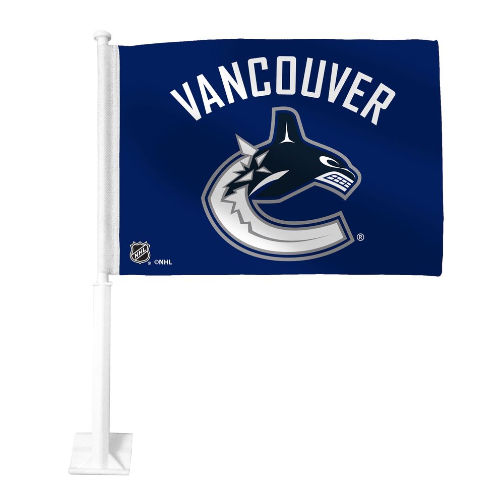 Blue Vancouver Canucks 11" x 15" Car Flag