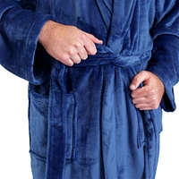 Blue Vancouver Canucks Plush Robe